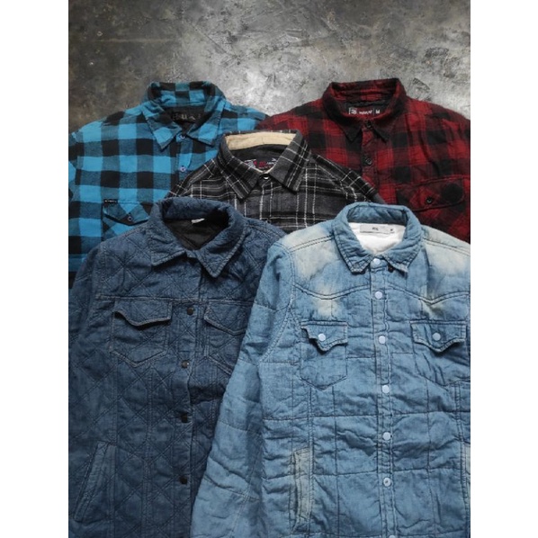 FLANEL DENIM JACKET