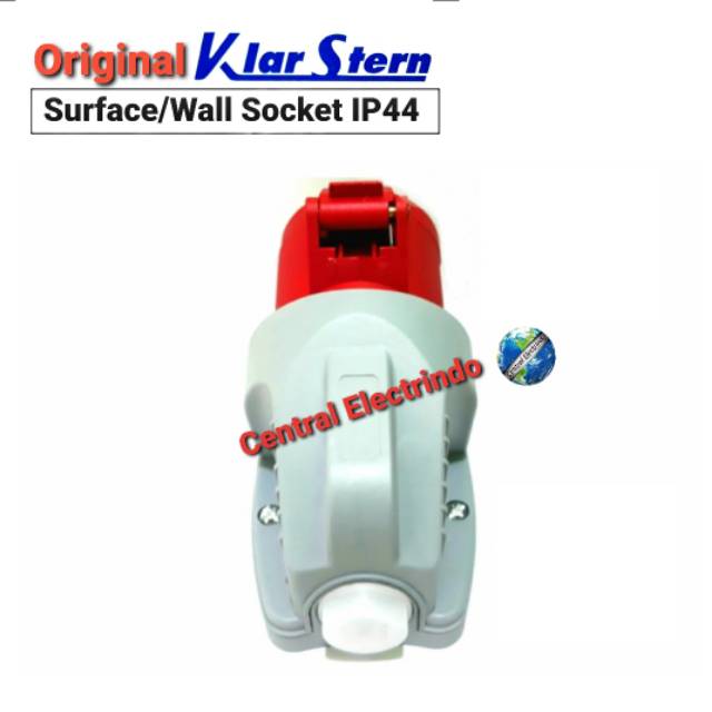 Surface Mounting Wall Socket 5Pin 32A (KS 125) KlarStern High Quality.