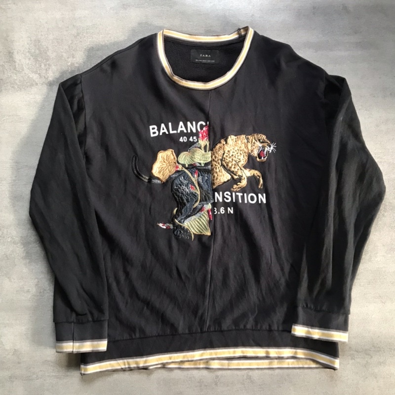 crewneck Zara vintage second