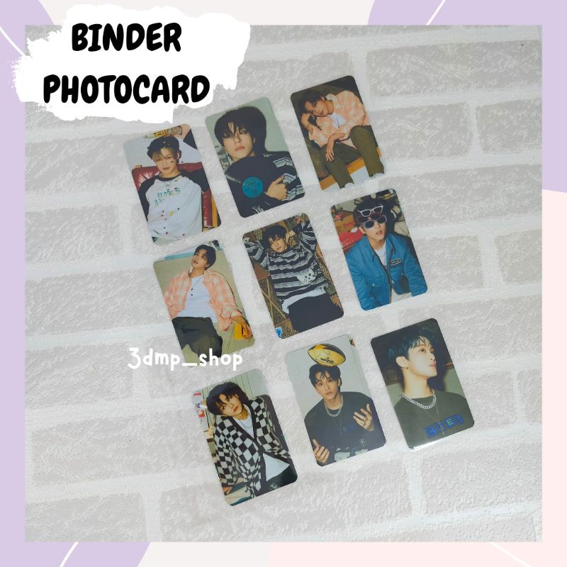 [9-10 slot] Binder Sleeve Pocket Card Photocard Polaroid Lomocard