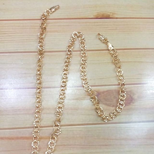 Kalung wanita // kalung donat //kalung lapis emas // perhiasan // kalung pj 45cm