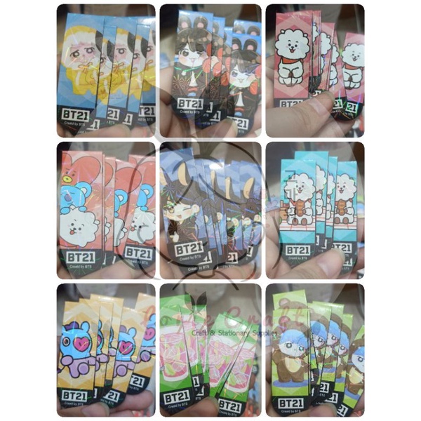 

Pembatas Buku Magnet Kertas BT21 KPOP