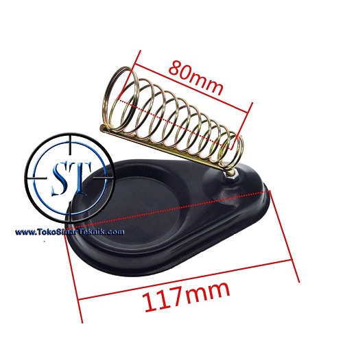 Dudukan Solder Stand Soldering Keramik Batu Jaring Besi Dudukan Tempat Solder Type 203 Kuat Kokoh Keras