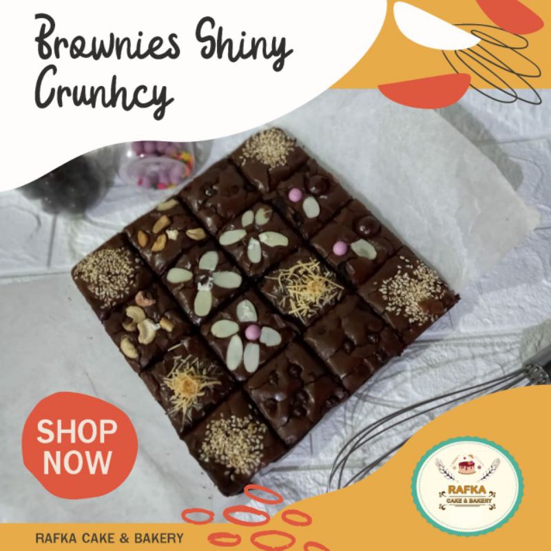 

brownies panggang shiny crunhcy 20x20
