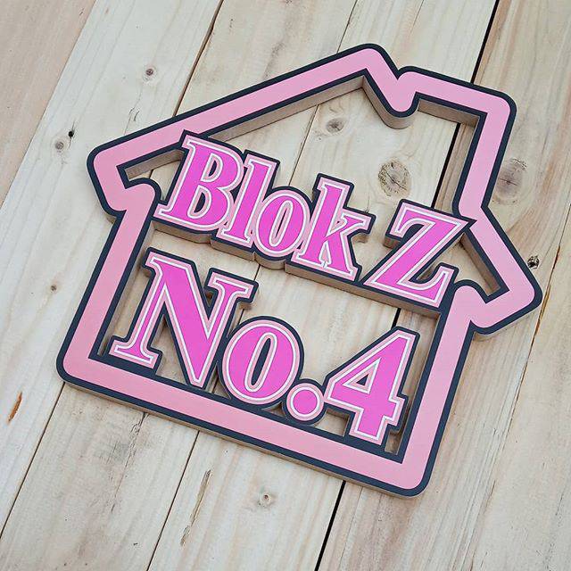 Nomer rumah custom unik