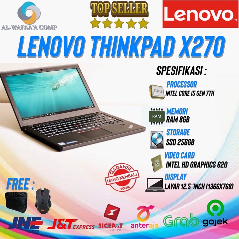 LAPTOP LENOVO THINKPAD RAM 4 / 8GB - SSD 120/240GB-2