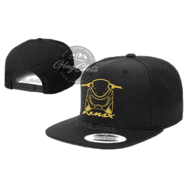 Topi NMAX Snapback - Topi YAMAHA NMAX GOLD