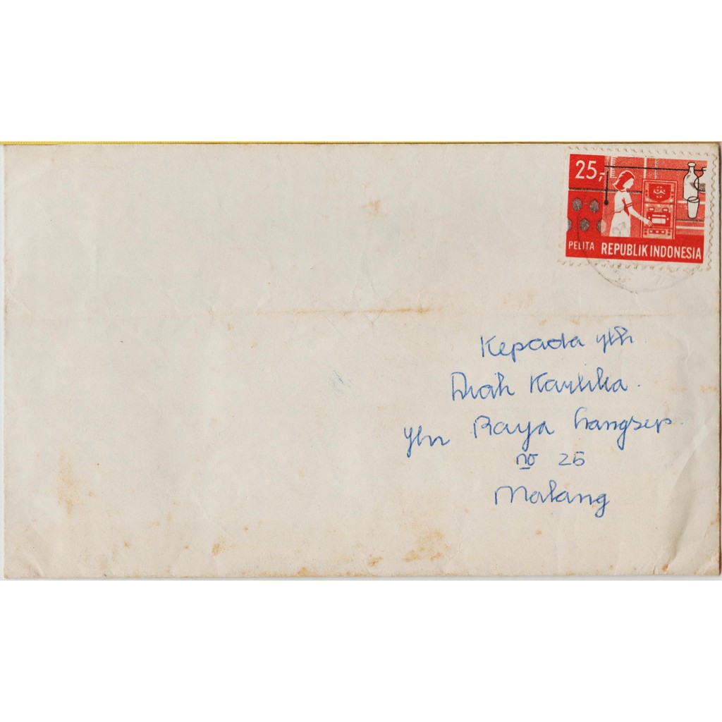 

Perangko Filateli A3-67 Indonesia Cover To Malang