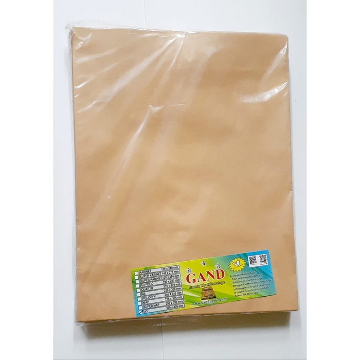 

AMPLOP COKLAT GAND A3 330x430mm ISI 100 | KRAFT ENVELOPE