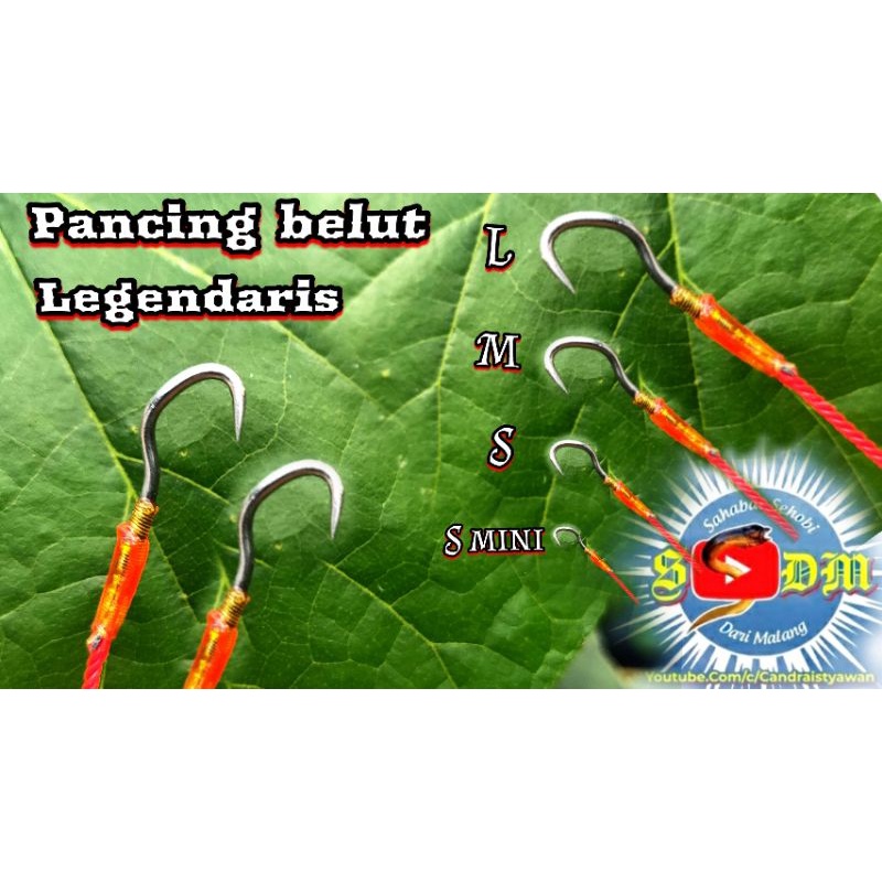 pancing belut Tanpa ruhit Tali tambang