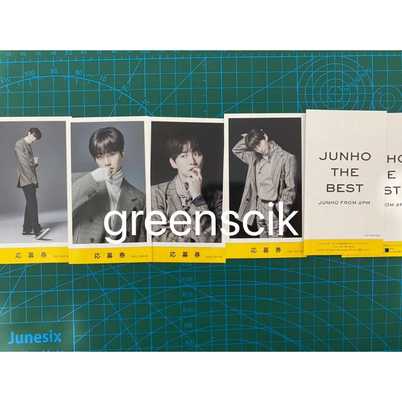 Photocard Junho 2PM Japan Solo Album The Best