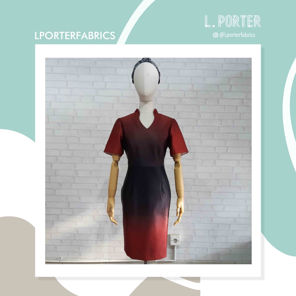 Special Price dress Burgundy/dress wanita dewasa/dress ombre/dress ombre/sale dress