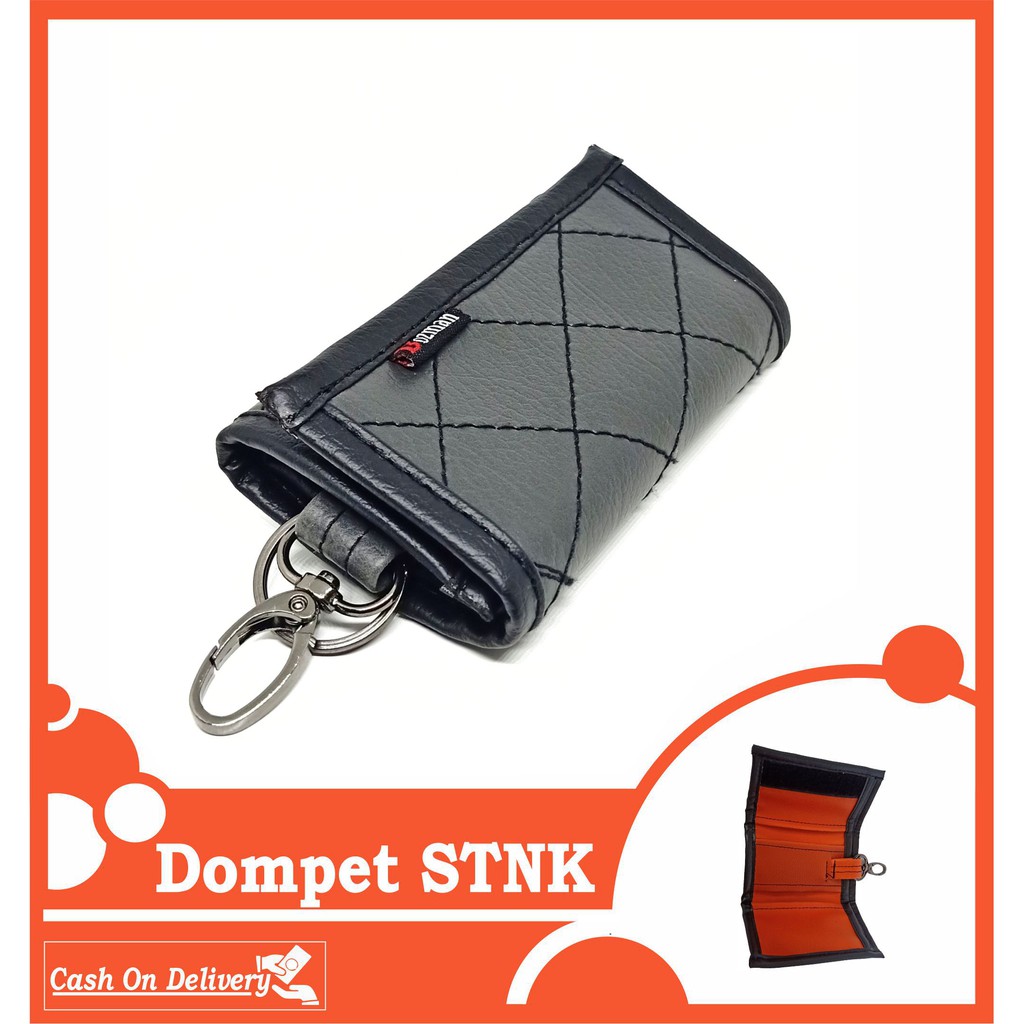 Dompet STNK Gantungan Kunci Mobil Motif Warna