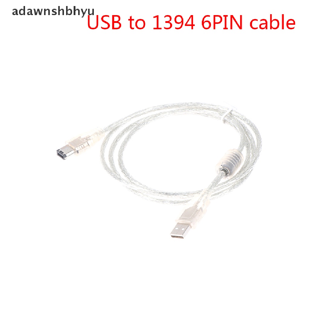 Kabel Convertor Adapter Kabel Kabel adawnshbhyu 1x Firewire Ieee13946 6pin Male To USB 2.0 Male