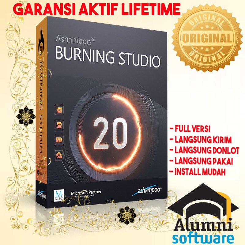 [FULL VERSION] Ashampoo Burning Studio 20 DVD CD - GARANSI AKTIVASI