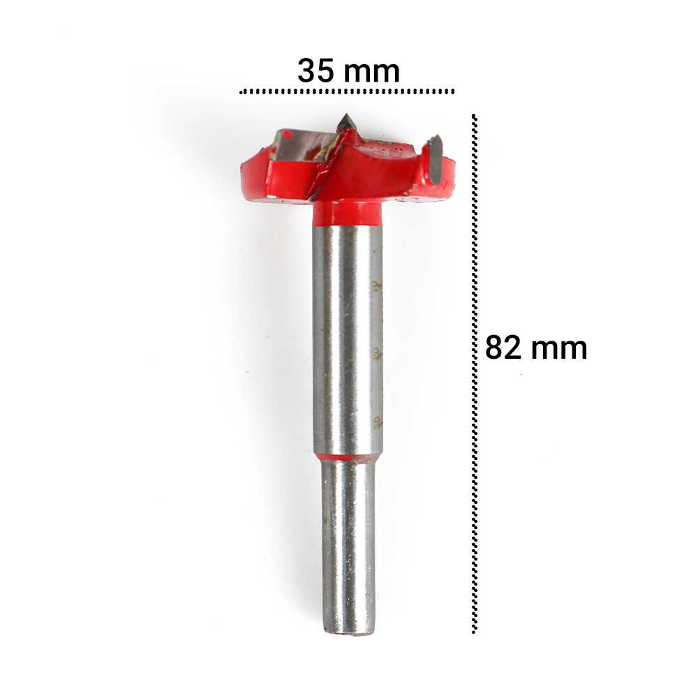 TG-DFA Taffware Mata Bor Forstner Auger Drill Bit Wooden Tool 35mm - DIN-7483