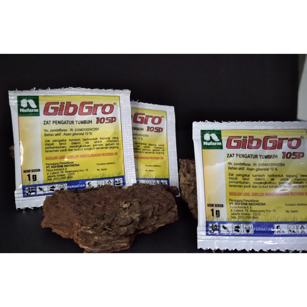 ZPT GIBGRO 10 SP Zat Pengatur Tumbuh GA3 gibro 1 gram