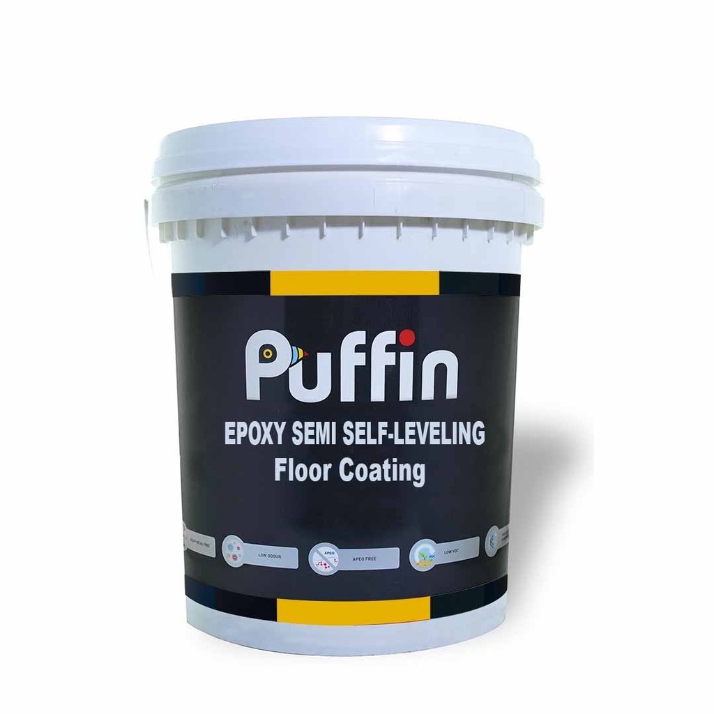 Cat Epoxy Lantai Puffin Epoxy SEMI SELF LEVELLING - SSL 20 Kg Set