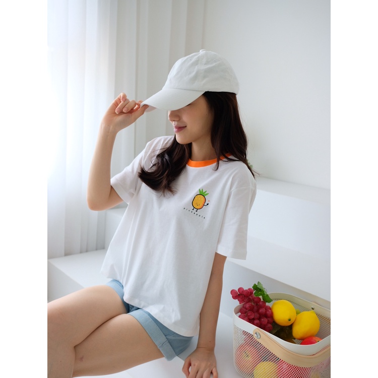 Kadaka T-0337 Tshirt Kaos Korea Fruits Super Cute Colorful