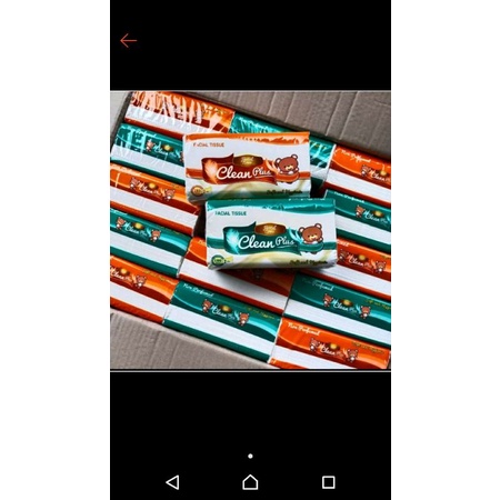 tisu clean plus 180 sheet