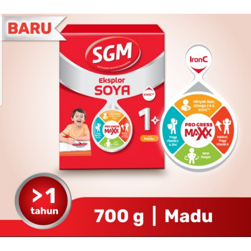Sgm Soya 1+ Vanila / Madu 700gr / Toko Makmur Online
