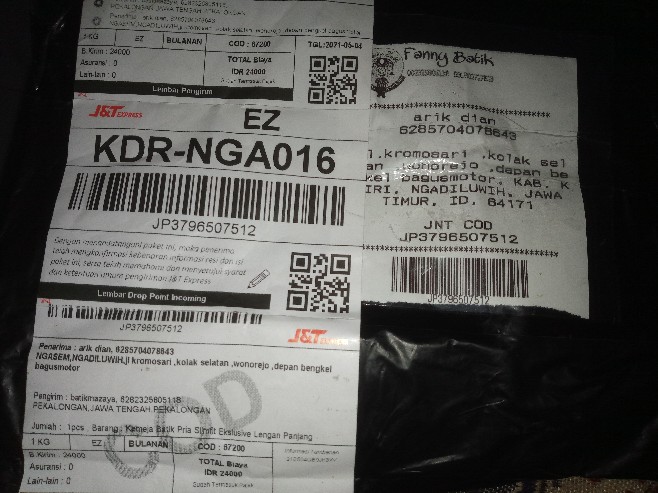 Kemeja Batik Pria Slimfit Ekslusive Lengan Panjang Pakaian Muslim