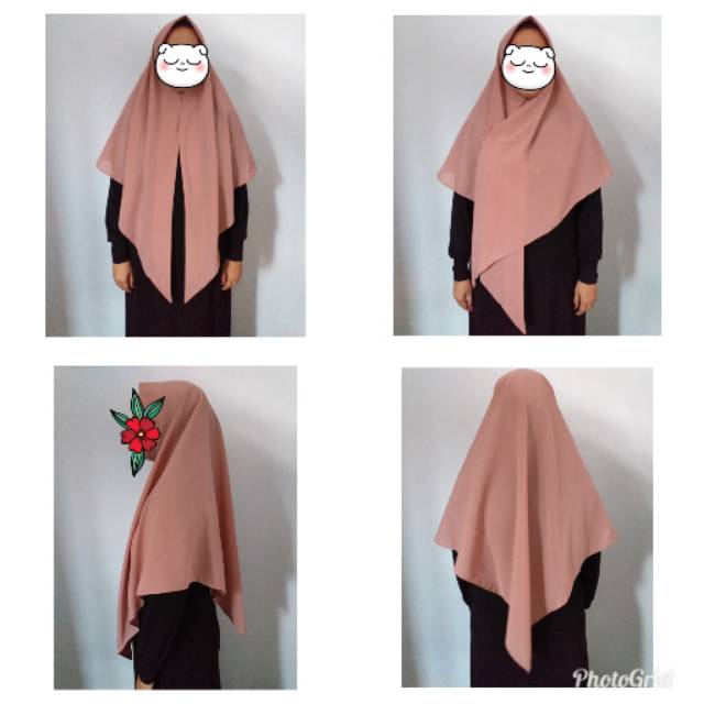 Jilbab instan segitiga jumbo