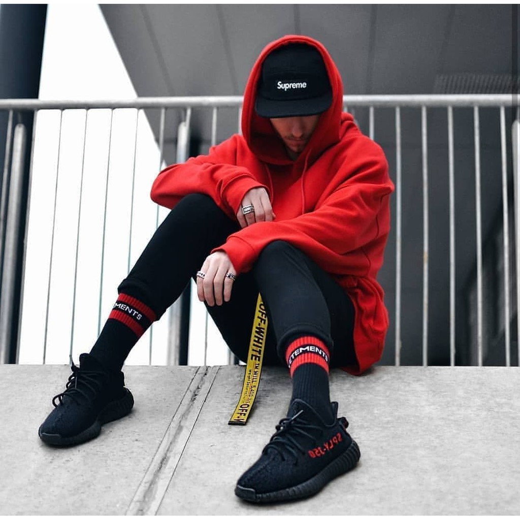 sepatu adidas yeezy boots 350 v2 bred premium