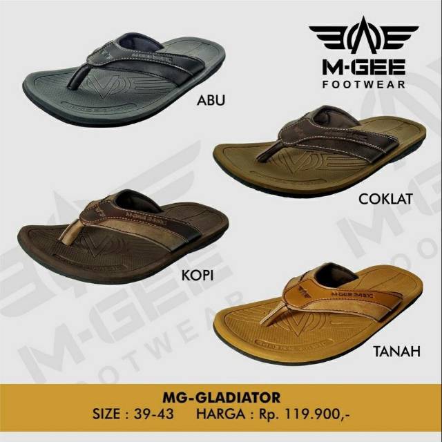 Sandal MGee M-Gee MG Gladiator Casual Pria Original Kualitas Premium