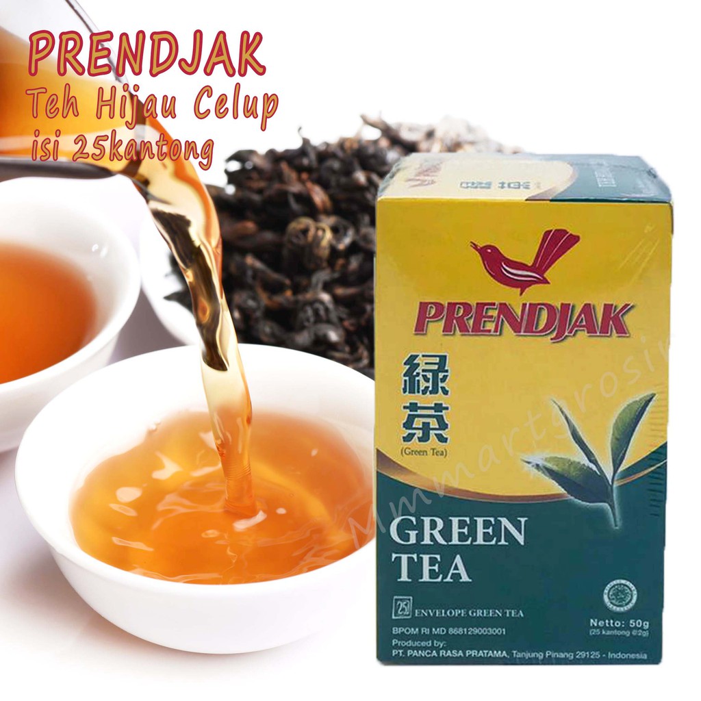 Prendjak / Teh Hijau Celup Amplop / isi 25kantong