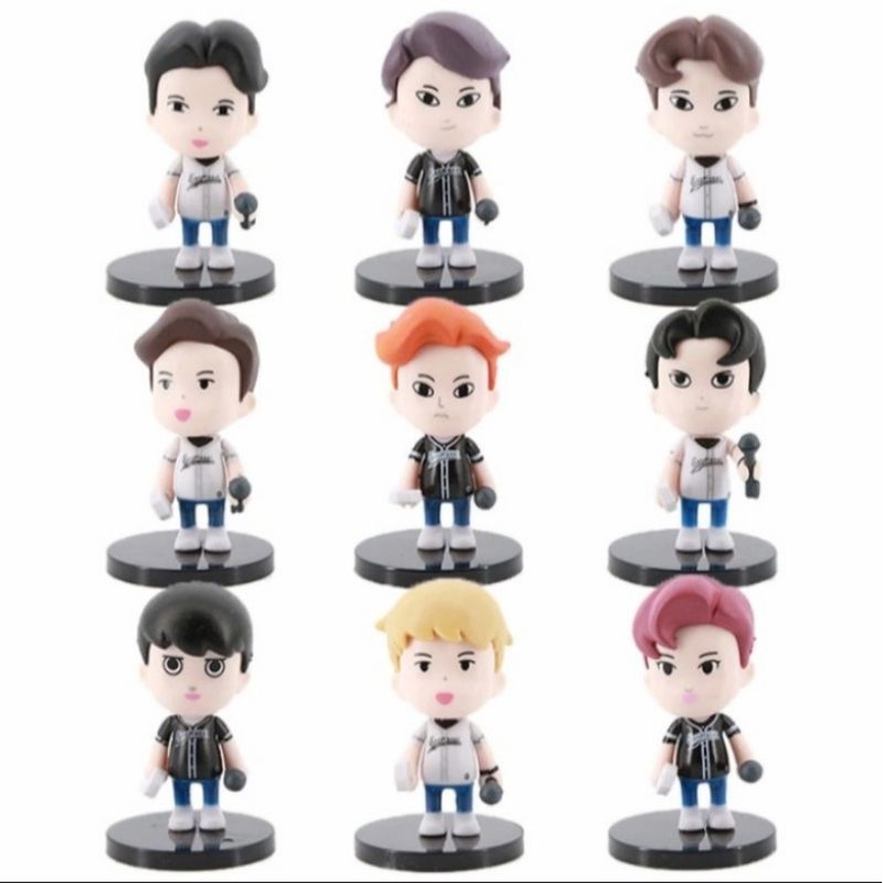 Action Figure KPOP EXO miniso SET Chanyeol Kai Suho lay Chen DO Xiumin Baekhyun Sehun | Satuan