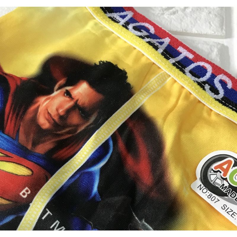 Celana Pendek Boxer Anak Laki-laki Agatos | CD Boxer Anak Cowok spiderman batman superman