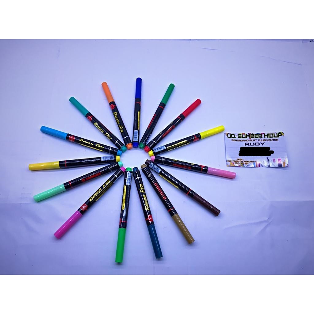 

Snowman Brush Pen , Harga persatuan 1pcs