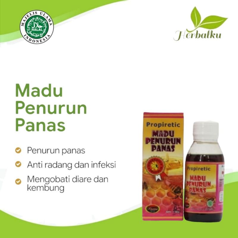 

madu penurun panas 160gr menurunkan panas