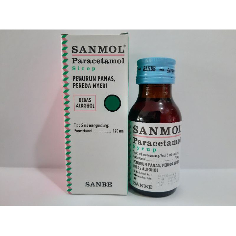 OBAT PENURUN PANAS ANAK-ANAK/OBAT SANMOL/SANMOL SIRUP/PARACETAMOL/SANBE