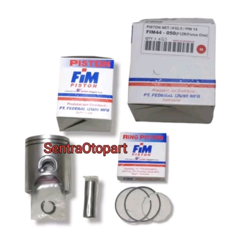 Piston seher kit f1zr force 1 2tak oversize 50 fim