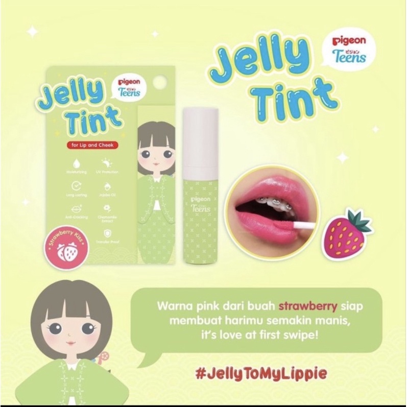 Pigeon Teens Jelly Tint Lip Tint Cantik Menawan