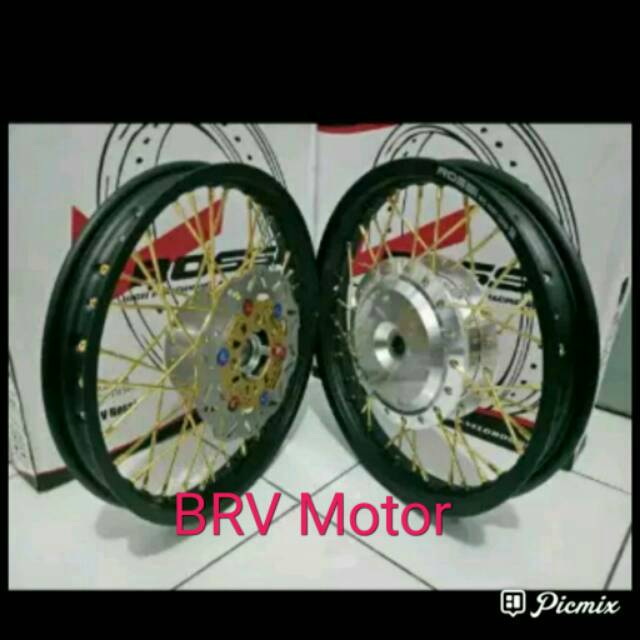 Sepaket Velg Jari Jari Beat Vario 110 - 125 Mio Scoopy Spin Skywave Spacy X Ride Velg Ring 14
