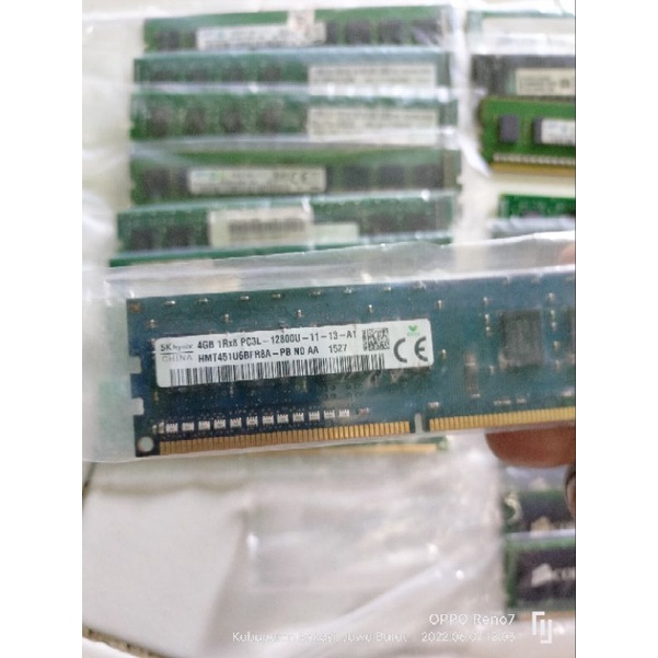 Ram pc/komputer 4gb ddr3 second bergaransi