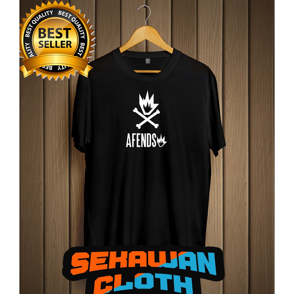 KAOS TSHIRT HITAM AFENDS SEKAWAN CLOTHING