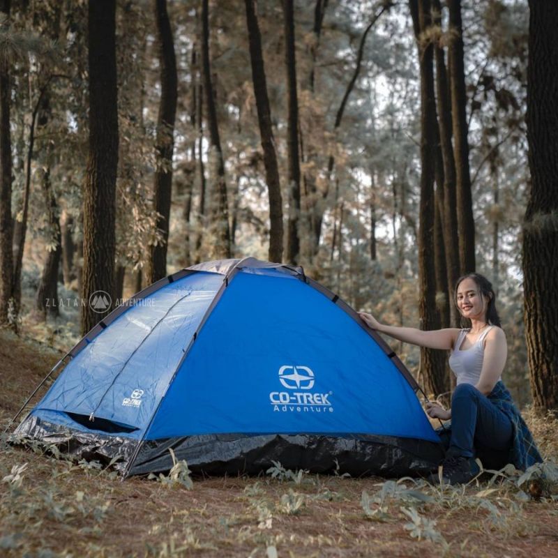 Tenda Camping Cotrek Alpen Monodome single layer kap 2P