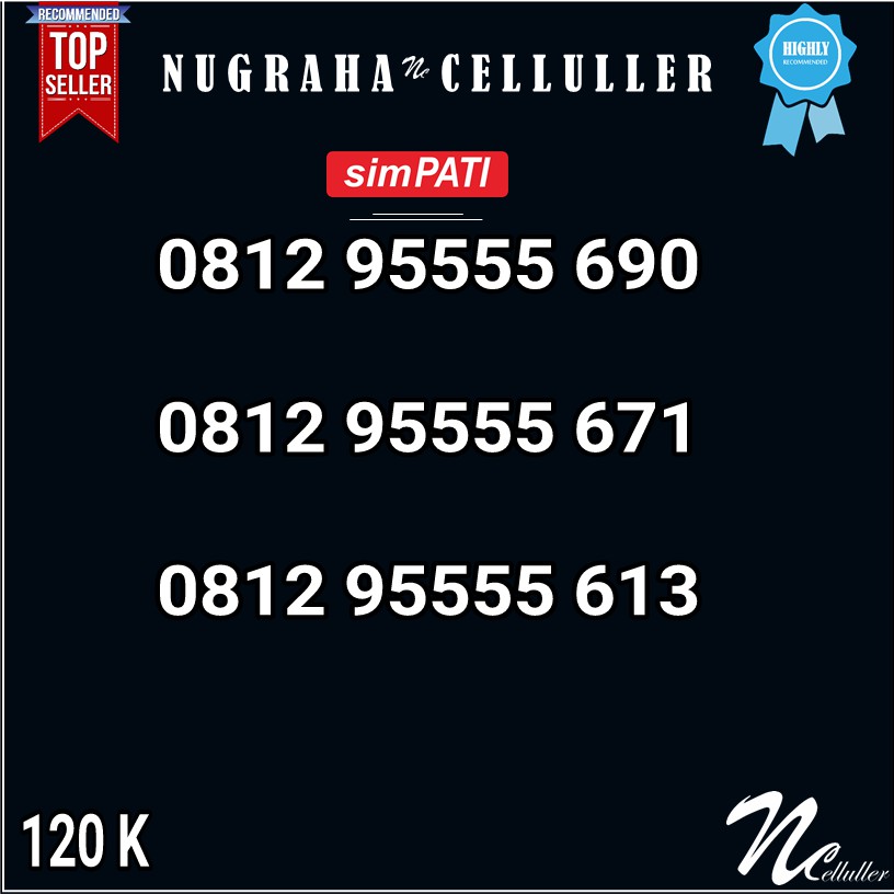 Nomor Cantik Simpati Kwartet 5555 Murah