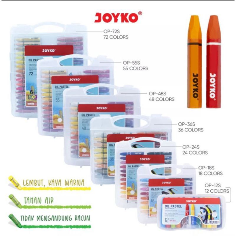 

CRAYON JOYKO 12WARNA/18WARNA/24WARNA/36WARNA/48WARNA/55WARNA