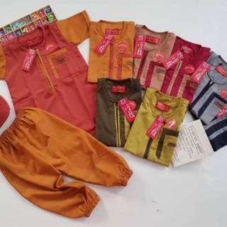 Setelan koko  kurta  genuine kids usia 2 12th baju  koko  