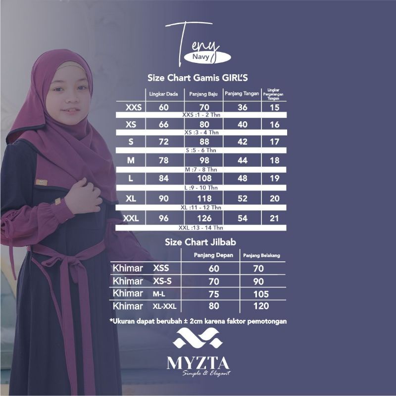 Teny gamis kids by Myzta