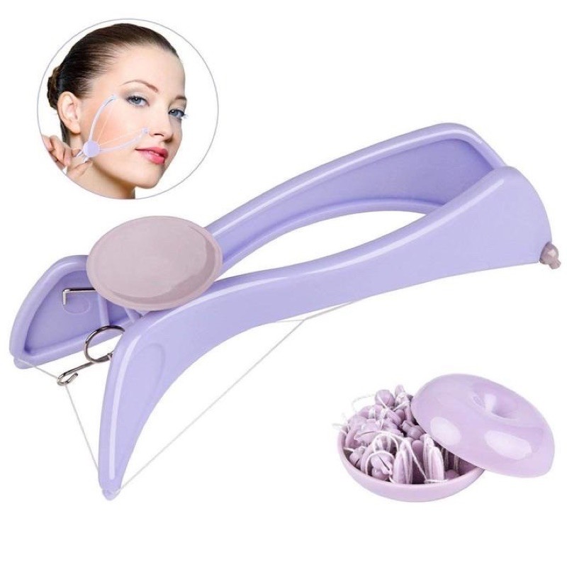 sildne facial hair threading and removal system