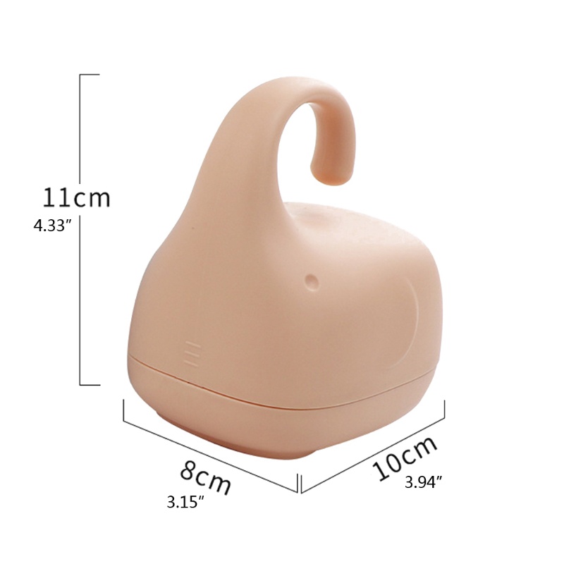 Mary Portable Baby Pacifier Box Dustproof Cute whale-Shaped Pacifier Snack Travel Storage Box Safe PP Nipple Holder Case