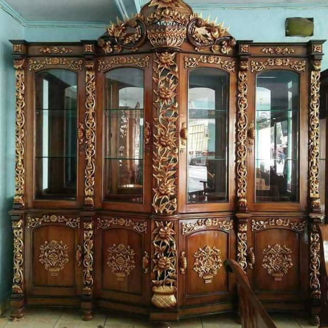 Bufet hias matang+kaca