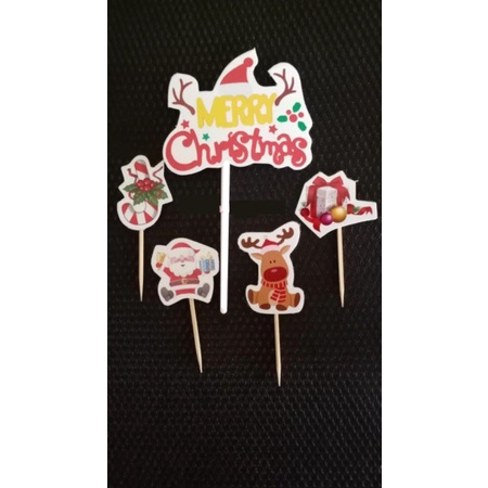

cake topper edisi natal set