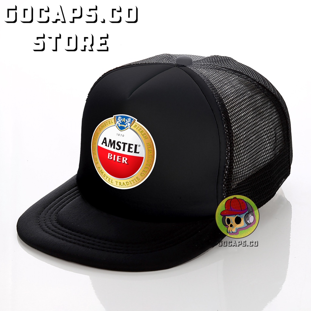 Amstel / Beer /Topi Jaring Distro / Topi Jaring / Topi Distro Premium / Topi Pria / Topi Baseball / Snapback / Topi Snapback / Topi Snapback Jaring / Topi Kece Unisex / Gocaps